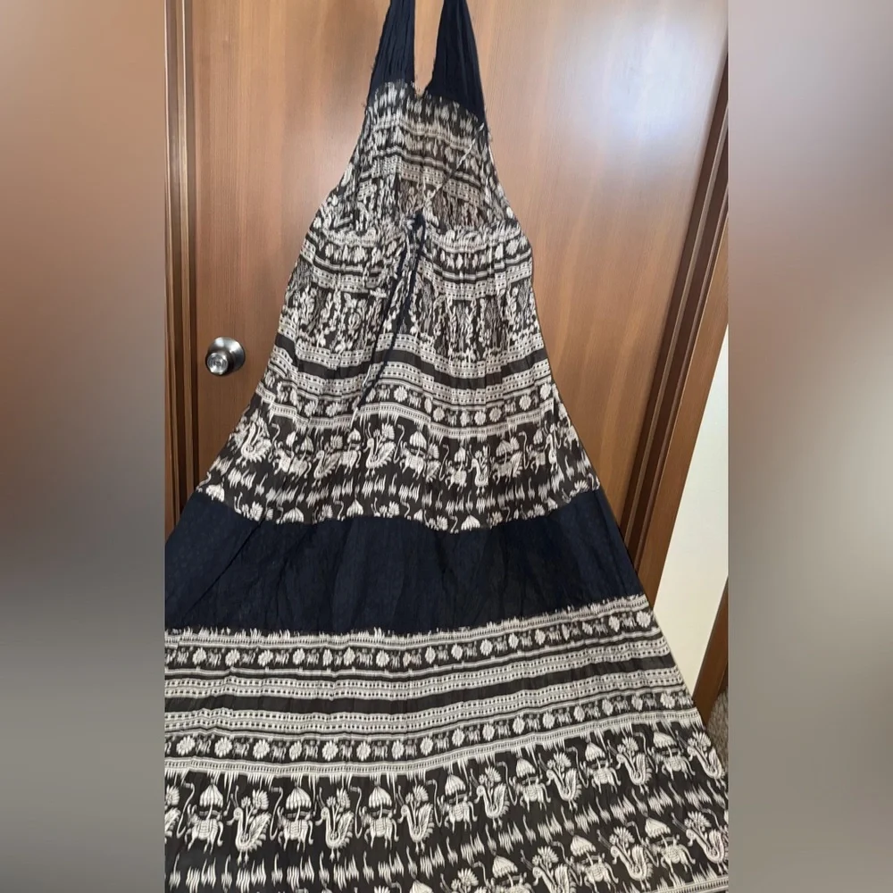 Free People Triangle Top Open Back Maxi Dress Size: M - Picture 8 of 12